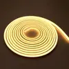 Tira de Luz LED de Neón Curva Impermeable Ip68 de Silicona 1010 Bajo Voltaje Flexible de Silicona Emisora de Luz por Ambos Lados Producto de Venta Caliente Transfronterizo