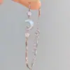 Pulseira da lua muito estilosa e famosa na internet, um novo design de luxo leve, um presente de nicho e requintado para namoradas, perfeita para alcançar as estrelas e abraçar a lua, um presente para sua namorada