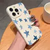 Estrella Azul Acuarela para Apple 13/14Pro Max Cobertura Completa 11/12Pro Funda para Teléfono iPhone15/16