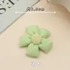Tela Nueva Color Caramelo Cuadros Flor Niños DIY Adorno para el Cabello Broche Accesorios para Bolsos Flor Rellena de Algodón Accesorios Florales Venta al por Mayor