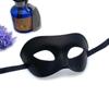 Máscara Media Cara Máscara de Mascarada Negra Adulto Media Cara Blanca Hombres Máscara Atractiva Halloween Clásica Masculina