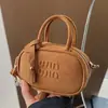 Bolso Retro de Nicho para Mujer 2025 Principios de Otoño Nueva Moda Bolso de Hombro Versátil Bolso Cruzado Simple Bolso de Bowling