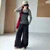 Conjunto de Otoño para Niña: Conjunto de Camisa Básica Super Elegante 2026 Nuevo Modelo para Niñas Mayores, Camisa Básica Casual y Pantalones Casuales de Primavera y Otoño