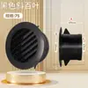 ABS Novo Grelha de Ventilação Redonda Preto Branco Sistema de Ar Condicionado Ventilação Saída de Ar Doméstica Ajustável Grade de Malha Tampa