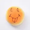 Pan Sonriente de Simulación Modelo Creativo Adornos Accesorios de Enseñanza para Fotografía Rebote Lento Pan Falso Artesanía de Resina