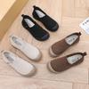 Zapatos de Tela Nuevos de Primavera y Otoño para Mujer Suela Suave Superficie Suave Slip-on Zapatos de Moda para Mamás Ligeros Cómodos Antideslizantes Zapatos de Trabajo Zapatos de Una Capa