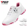 Sapatos de Golfe Pgm para Mulheres, Antiderrapantes, Impermeáveis, com Cadarços de Fivela Rotativa, Sapatos Esportivos Atacado, Transfronteiriço, Fornecimento Direto do Fabricante, Cano Baixo