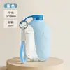 Botella de agua para mascotas, vaso de agua para perros, portátil y plegable para uso en exteriores, un imprescindible para que gatos y perros beban agua mientras caminan
