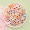 Mini letras de estrella brillantes mixtas diy pegamento de crema funda de teléfono pendientes pasador joyería accesorios de resina al por mayor