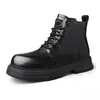 Botas Masculinas Martin Botas Deserto 2026 Nova Outono Couro Genuíno Botas Amarelas Grandes Sapatos Masculinos de Cano Alto Botas de Trabalho para Dedão Grande Masculino