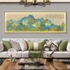 Milhares de Milhas de Rios e Montanhas Pintura Decorativa para Sala de Estar Novo Estilo Chinês Pintura para Pendurar na Parede Atrás do Sofá Paisagem Atmosférica Mural Estéreo Luminoso