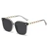 Nuevas Gafas de Sol de Moda para Mujer, Patillas con Cadena Sencilla, Gafas de Sol Polarizadas de Gama Alta, Gafas de Sol Casuales y Versátiles