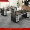 Escritorio Moderno Sencillo para Gerente de Oficina/Estación de Trabajo del Personal Juego de Escritorio y Silla con Cajones Escritorio para Computadora Escritorio para Computadora en Casa