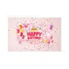 Nuevo Fondo de Tela para Fiesta de Cumpleaños Impresión HD Globos Rosas Corazones Decoración de Festival Tela de Fondo
