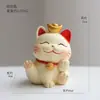 Nuevos Adornos Decorativos Creativos de Gato de la Suerte para Consola de Coche, Adornos para Hornear Pasteles, Adornos de Escritorio para Oficina y Hogar