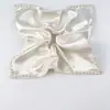 Bufanda Cuadrada de Perlas de Verano Nueva Transfronteriza Goma para el Cabello Textura de Tela Bola en la Cabeza Diadema Cuerda para el Cabello Cuerda para el Cabello Accesorios para la Cabeza Venta al por Mayor