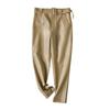 ¡Liquidación! Pantalones de Cuero Casual Ajustados de Piel de Oveja para Mujer para Otoño e Invierno con Cinturón, Efecto Adelgazante, Pantalones Largos de Piel de Oveja de Primera Capa