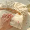 Conjunto de Lençol de Baixo com Elástico em Gaze Dupla de Três Peças, Toque de Algodão Puro, Protetor de Colchão para Todas as Estações, Cobre-Cama de Cobertura Total, Peça Única, Grau Materno e Infantil