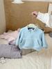 Chaqueta cárdigan de finales de otoño para niños 2026 Nuevo estilo Estilo coreano Ropa para niños Ropa de otoño e invierno para bebés Niños y niñas Camisa con cremallera