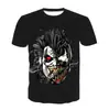 Amazon 2020 Verano Europeo y Americano Niños Impresión Digital 3D Clásico Camiseta de Manga Corta Directo de Fábrica Top Infantil