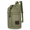 Mochila Esportiva de Lona Moda Bolsa Saco de Balde Mochila de Viagem para Computador Bolsa Masculina Bolsa de Armazenamento para Viagem Lazer Escola