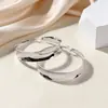 Brincos de Argola Grandes Planos Exagerados Transfronteiriços, Moda Europeia e Americana Estilo Retrô Brincos de Metal Alargados