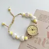 Reloj de cadena en forma de corazón, dulce y lindo, para niñas, único y no común, adorable para estudiantes de secundaria y preparatoria, alto valor estético