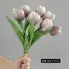 Decoración de Ramo de Tulipanes de Alta Gama, Escenario con Flores Artificiales, Ventana de Sala de Estar, Salón de Bodas, Ramo Artificial para Exteriores