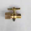 Manómetro de Acero Inoxidable 304 Válvula de Paso de Tres Vías Instrumento de Vapor para Caldera de Alta Temperatura X14W-25P 4 Puntos M20*1.5
