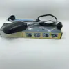 Espejo retrovisor plano reflectante para coche eléctrico de montaña, mango largo de silicona, rotación 360, espejo retrovisor convexo para bicicleta