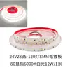 Tira de Luces LED 24V 2835 Alto Brillo 120 Luces 60 Luces 8mm Blanco Cálido Neutro 2700K 3500K 4500K 5000K