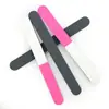 Nova Cor Tira Polidora de Manicure Três Lados Rosa Branco Cinza Lixa Esponja Bloco Polidor Tira de Lixar Unha Ferramenta de Manicure