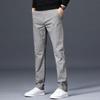 Pantalones Casuales de Algodón Puro Otoño 2024 para Hombre Elásticos Sueltos de Pierna Recta para Jóvenes Pantalones de Negocios para Hombre Pantalones de Hombre de Marca de Moda Estilo Coreano