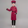 Día del Niño Traje de Chef para Padres e Hijos Atuendo de Presentación para Niños Pequeños y Bebés Traje de Pequeño Chef Ropa de Juego de Rol Cos Chef