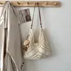 Bolso tote Shuai Mi Jia, bolso tejido, estilo casual, bolso de hombro para ir al trabajo, bolso de axila para playa, ocio, vacaciones para mujer, uso diario