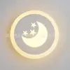 Lámpara de pared acrílica LED lámpara de noche de dormitorio sala de estar pasillo pasillo Lámpara redonda LED iluminación una generación de pelo