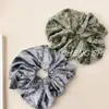 Scrunchie Plissado de Seda Dourada para Outono e Inverno para Mulheres, Elástico de Cabelo de Alta Elasticidade, Faixa de Cabelo de Flor, Corda de Cabelo para Rabo de Cavalo Baixo Acessório de Cabelo