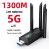 Placa de rede sem fio USB sem driver Gigabit 5G computador notebook wifi Internet transmissor receptor externo fabricante