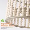 Lámpara de Techo Estilo Americano Dormitorio Hogar Simple Creativa Redonda Cuentas de Madera Maciza Estilo Bohemio Lámparas Amazon