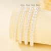 Pulsera de Perlas Shijia para Mujer Verano Lujo Ligero Simple Combinable Hebilla de Tirar Pulsera de Cuentas Retro Francés Pulsera de Lujo Ligero
