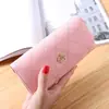 Nueva cartera para mujer, clutch de gran capacidad, bolso para teléfono móvil, monedero para estudiante, billetera larga de moda para mujer, tarjetero