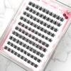 Oso Amistad 5D Bebé Capas Curvas Terciopelo de Visón Pestañas Postizas Desordenadas Dibujo Animado Hombre Perezoso Cabello Natural Simulación Flu Pestañas