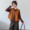 Traje para Niñas Primavera y Otoño 2026 Nuevo Elegante de Moda Chaleco de Cuero para Niños Conjunto de Tres Piezas Ropa de Otoño para Bebé Niña