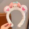 Diadema de Felpa de Dibujos Animados Kulomi para Niños, Banda para la Cabeza de Niña de Otoño e Invierno, Compresión del Cabello, Moño para el Cabello, Ropa para la Cabeza de Bebé