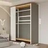 Arara de Roupas de Chão Guarda-Roupa Aberto para Quarto Prateleira de Metal Aço para Hall de Entrada Prateleira de Armazenamento de Roupas para Pendurar Montagem