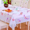 Mantel, cubierta para mesa de centro, mantel delgado de plástico, impermeable y resistente al aceite, mantel sin lavado, cubierta de mesa, mesa rectangular