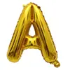 16 pulgadas oro rosa oro plata papel de aluminio imitación versión EE. UU. cuerpo delgado globo de letras globo de números cumpleaños boda