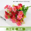 Flor Falsa Ramo Artificial Flor Individual de Plástico Margarita Rosa Seda Flor Seca Arreglo Floral para Cama de Flores Valla Ramo Pequeño Decoración Pastoral