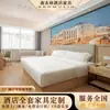 Muebles de Hotel Viena Habitación Estándar Juego Completo Cama Somier Cama de Casa de Huéspedes Muebles de Hotel Habitación Estándar Juego Completo Muebles de Hotel Cama
