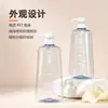Botella de Plástico PET Trapezoidal de 1000ml con Cabeza de Bomba, Botella para Líquido Lavavajillas, Botella de Empaque Vacía para Detergente